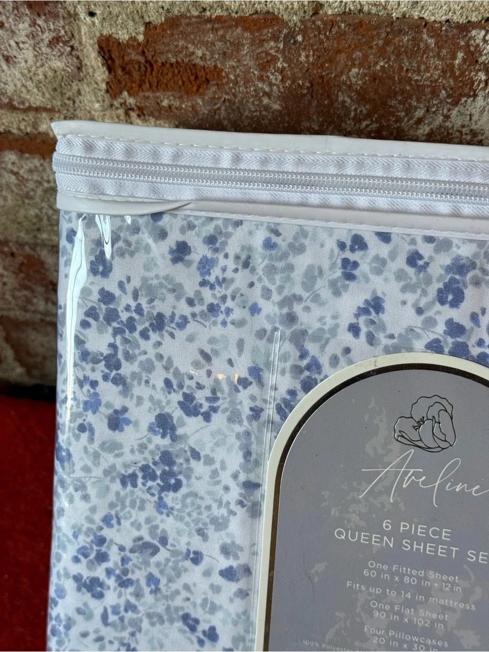 Queen floral bed sheet set